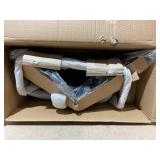 HOMCOM Home Office Chair, Modern Computer Desk Chair, Task Chair with Upholstered PU Leather, Adjustable Height, Swivel Wheels, Black