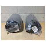 Outsunny 2 Seater Pallet Cushions Outdoor 3.9" Thick Replacement Cushions - Tufted Design for Garden, Patio, Black