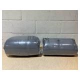 Outsunny 2 Seater Pallet Cushions Outdoor 3.9" Thick Replacement Cushions - Tufted Design for Garden, Patio, Black