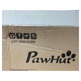 PawHut 33" Small Animal Cage with Playpen, Bunny Hutch Indoor for Guinea Pigs Hedgehogs with Accessories, Water Bottle, Food Dish, Feeding Trough