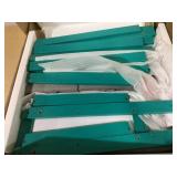 Qaba Double Sided Easel for Kids, Standing Toddler Easel with Paper Roll, Magnetic Whiteboard, Chalkboard & Storage, Blue