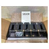 VEVOR 4x4 Post Base 10 Pcs, Inner Size 3.6x3.6 inch / 91.44x91.44 mm Post Brackets, Heavy Duty Carbon Steel Decking Posts, Wood Posts Brackets for Pavilion Deck Railing Support Deck Base Plate, Black 