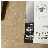 Guardian Padded Steel Drop-Arm Commode 350lbs 1Ct