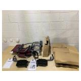 Medline Basic Steel Transport Chair 19in Seat 300lbs Gray/Burgundy 1Ct