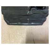 Alpine Corporation 13" Resin Waterfall Tabletop Fountain with LED Lights Gray - Alpine Corporation: Indoor Sculptural Fountain, Electric Powered, 2 Basins