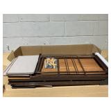 HOMCOM 7-Drawer Dresser, Fabric Chest of Drawers, 3-Tier Storage Organizer for Bedroom Entryway, Tower Unit with Steel Frame Wooden Top, Maple Wood