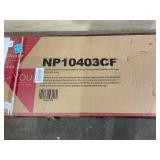 Costway 2 -person Brown Steel Outdoor Swing