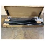 Costway 2 -person Brown Steel Outdoor Swing