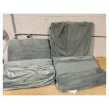 Costway 7 Pieces Bed Wedge Pillow Set with Memory Foam and Washable Cover