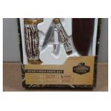 Mossy Oak Stag Finish Knife Set