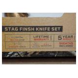 Mossy Oak Stag Finish Knife Set