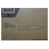 Mossy Oak 4-Pack Stag Finish Knife Set