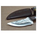 Viking 9.5" Hammered Carbon Knife