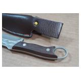 Viking 9.5" Hammered Carbon Knife
