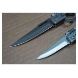 *2* Gun Shaped Folding Knives with Lights