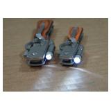 *2* Gun Shaped Folding Knives with Lights