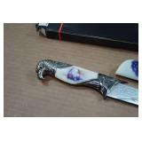 American Flag Eagle Themed Hunting Knife