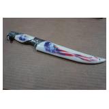 American Flag Eagle Themed Hunting Knife