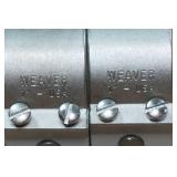 Weaver 1" Scope Mounts - Stainless