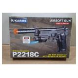 UkArms P2218C Spring Powered Airsoft Gun with Laser