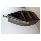 Wooden Canoe Shelf