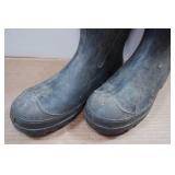 Steel Toe Rubber Boots - Size 9