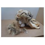 Davy Crockett Grey Fox Hat