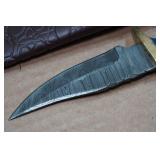 Damascus Fixed Blade Hunting Knife