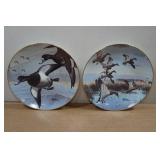2 Les Kouba Collectors Plates
