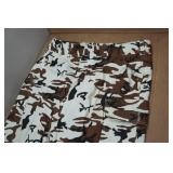 Snow Camo Jacket, Pants, and Hat