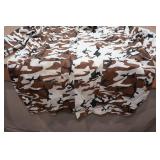 Snow Camo Jacket, Pants, and Hat