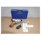 Smith & Wesson 617-6 .22LR Double-Action Stainless Steel Revolver - 8-3/8" Barrel, NcStar Scope