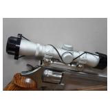 Smith & Wesson 617-6 .22LR Double-Action Stainless Steel Revolver - 8-3/8" Barrel, NcStar Scope