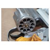 Smith & Wesson 617-6 .22LR Double-Action Stainless Steel Revolver - 8-3/8" Barrel, NcStar Scope