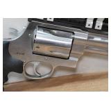 Smith & Wesson 460XVR .460 S&W Magnum Stainless Steel Revolver - 8-3/8" Barrel - Leupold Gilmore Red Dot Sight