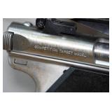 2002 Ruger Mark II Competition Target Model .22 LR Semi-Auto Pistol - 6-7/8" Tapered Barrel - NcStar Scope