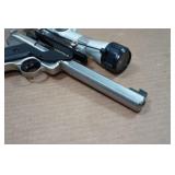 2002 Ruger Mark II Competition Target Model .22 LR Semi-Auto Pistol - 6-7/8" Tapered Barrel - NcStar Scope