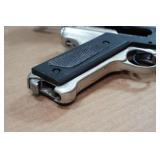 2002 Ruger Mark II Competition Target Model .22 LR Semi-Auto Pistol - 6-7/8" Tapered Barrel - NcStar Scope