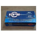 31 PPU .40 S&W 180 Gr JHP Ammo