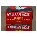 60 American Eagle .223 Rem 62 Gr FMJ Ammo