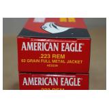 60 American Eagle .223 Rem 62 Gr FMJ Ammo