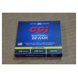 20 CCI .22 WMR Shotshells