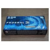 20 Federal Power-Shok .30-30 Win 170 Gr JSP RN Ammo