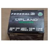 25 Federal Upland .410 Bore 3" Steel 7.5 Shot Shotshells