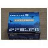 25 Federal Speed Shok .410 Bore 3" Steel 6 Shot Shotshells