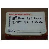 18 Remington Express Kleanbore 20 Gauge 2-3/4" 3 Buck Shotshells