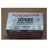 25 Winchester Xpert 12 Gauge 2-3/4" Steel 6 Shot Shotshells