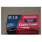 9 Federal Game Load 12 Gauge 2-3/4" 6 Shot Shotshells