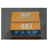 25 B&P Competition One .410 Bore 2-1/2" 8 Shot Shotshells
