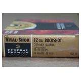 5 Federal Vital-Shok 12 Gauge 3-1/2" Magnum 00 Buck Shotshells